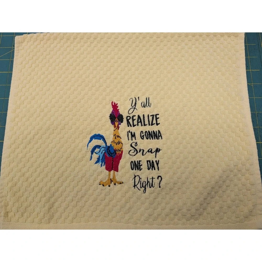 Ya'll Realize I'm Gonna Snap One Day Right? Kitchen Bath Bar Hand Towel